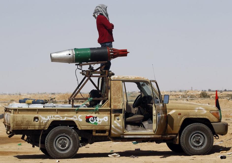 Vozila libijskih upornikov