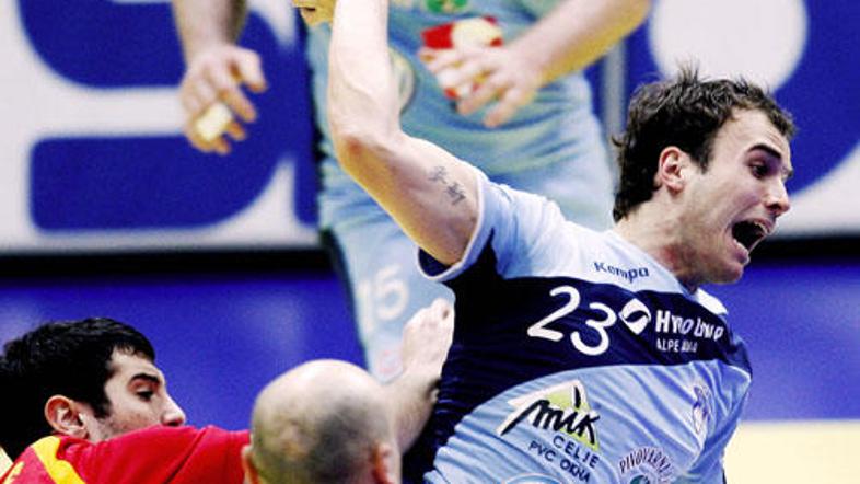 Uroš Zorman je proti Črni gori dosegel štiri zadetke.