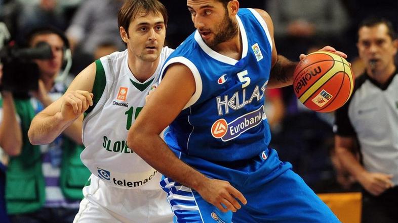 slovenija grčija ep 2011 lorbek bourousis