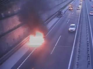 goreče vozilo trojane