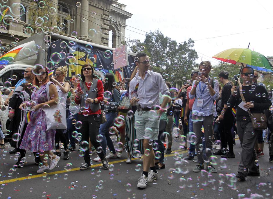 Parada ponosa v Beogradu | Avtor: Epa