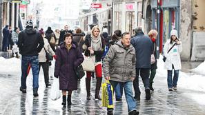 ljudje - Čopova ulica v Ljubljani