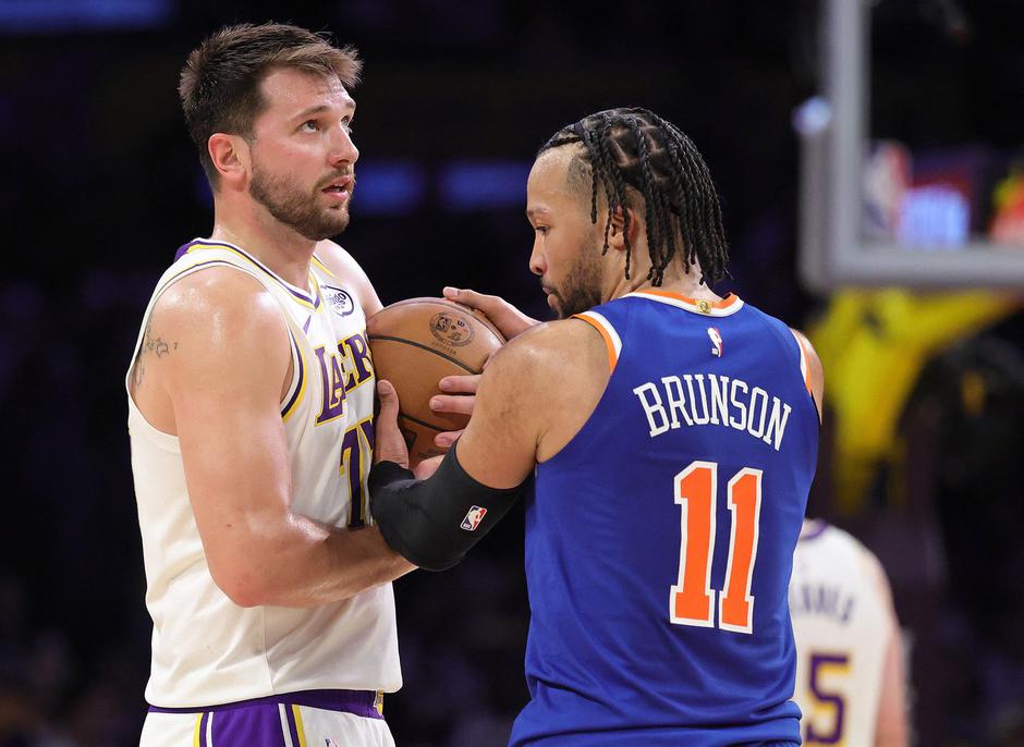Luka Dončić in Jalen Brunson | Avtor: Profimedia