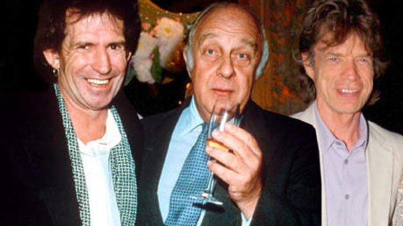 Allen Klein v objemu Rolling Stonesov