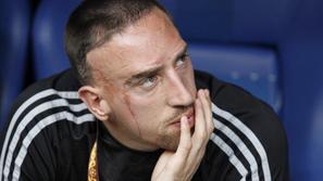 Franck Ribery je ostal prikrajšan za finale, ne pa tudi za novo pogodbo. (Foto: 