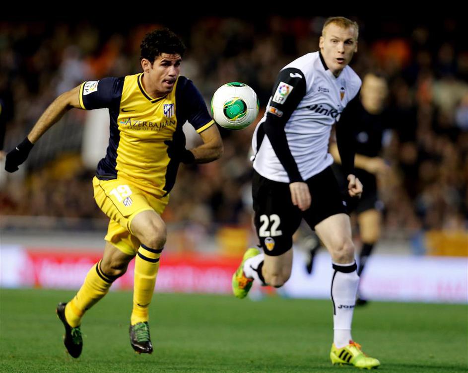 Costa Mathieu Valencia Atletico Madrid Copa del Rey španski pokal Španija