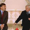 Rene Fasel (na sliki na obisku v Sloveniji leta 2001) je bil ponovno izvoljen na