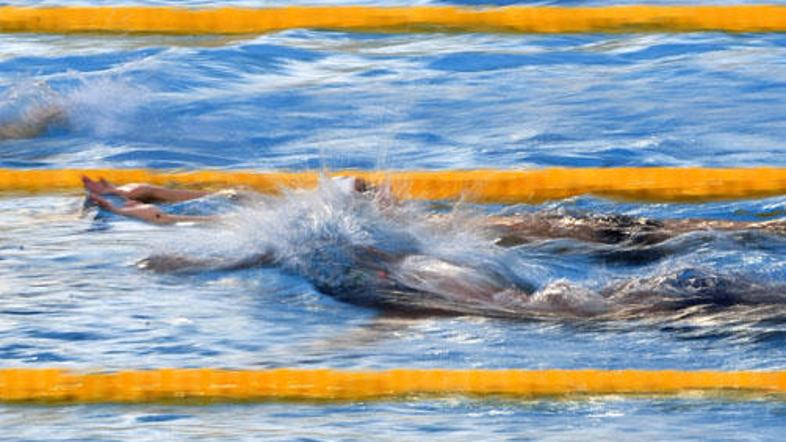 Plavalci z vsega sveta so v petek v Rimu prvič preizkusili bazen Foro Italico.