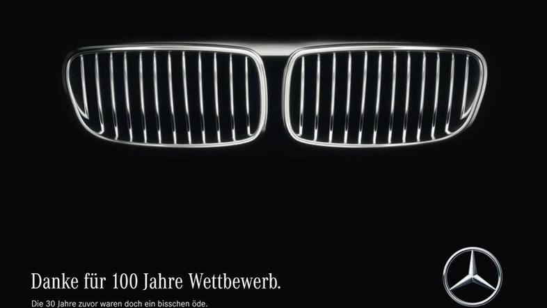 BMW in Mercedes