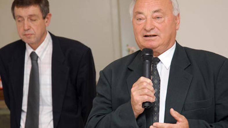 Drago Zupan (levo) Maksu Brečku ne zameri, da ga je odslovil, in se še vedno ena