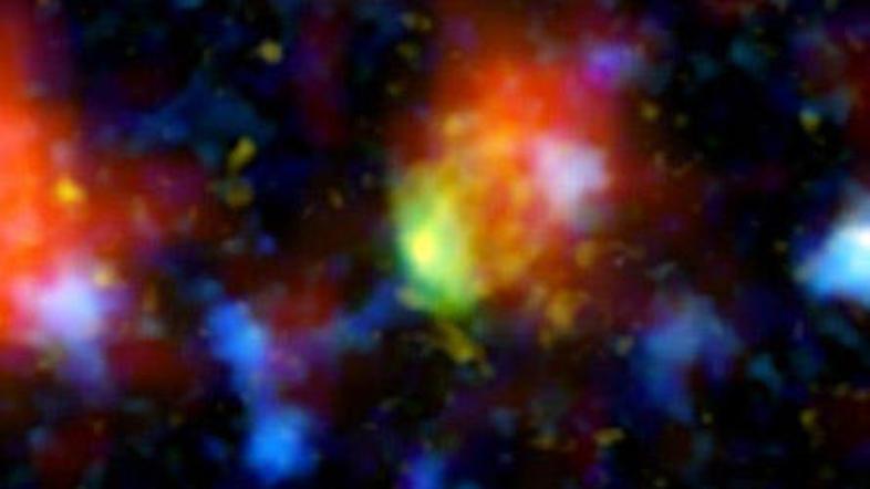Galaksija Baby Boom je od naše Rimske ceste oddaljena 12,3 milijarde svetlobnih 