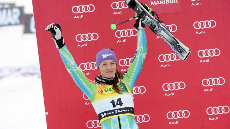 Tina Maze bo nevarna v prav vseh petih disciplinah. (Foto: Goran Katič)