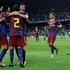 Daniel Dani Alves Bojan Krkic Krkić Lionel Messi Pedro Rodriguez proslavljanje v