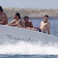 Messi Pinto Fabregas čoln gliser glisiranje počitnice