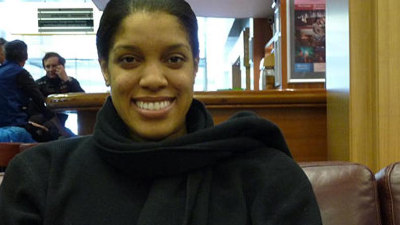 Khaili Sanders se v Kranjski Gori počuti odlično.