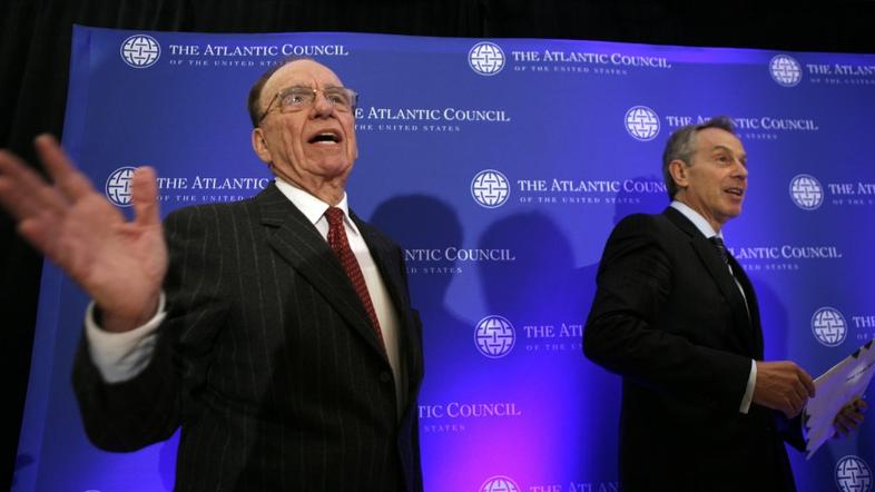 Rupert Murdoch in Tony Blair
