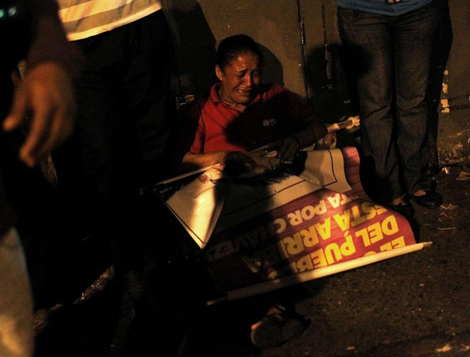 Žalovanje po smrti Huga Chaveza