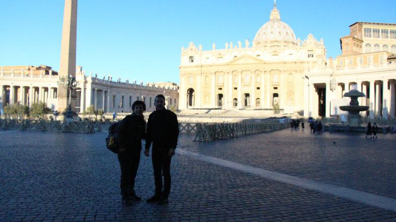 Vatikan bazilika Sv. Petra okrasitev rože