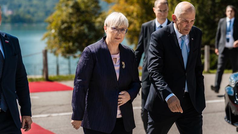 Nataša Pirc Musar in Janez Janša