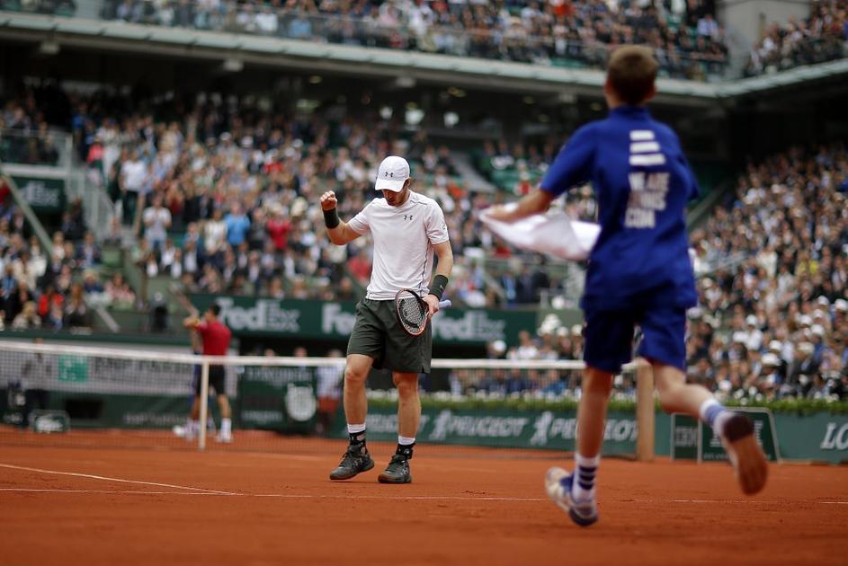 Novak Đoković Andy Murray OP Francije 2016 finale