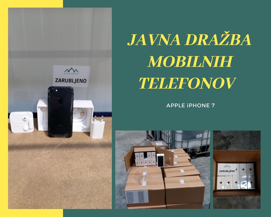 Dražba iphone 7 | Avtor: FURS
