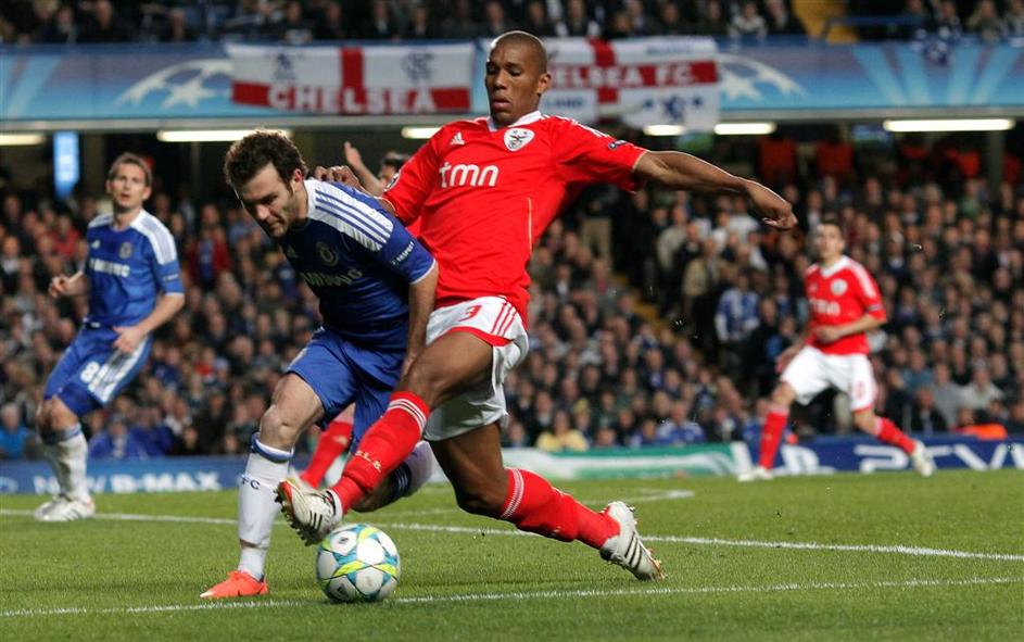 Mata Emerson Chelsea Benfica Liga prvakov četrtfinale povratna tekma