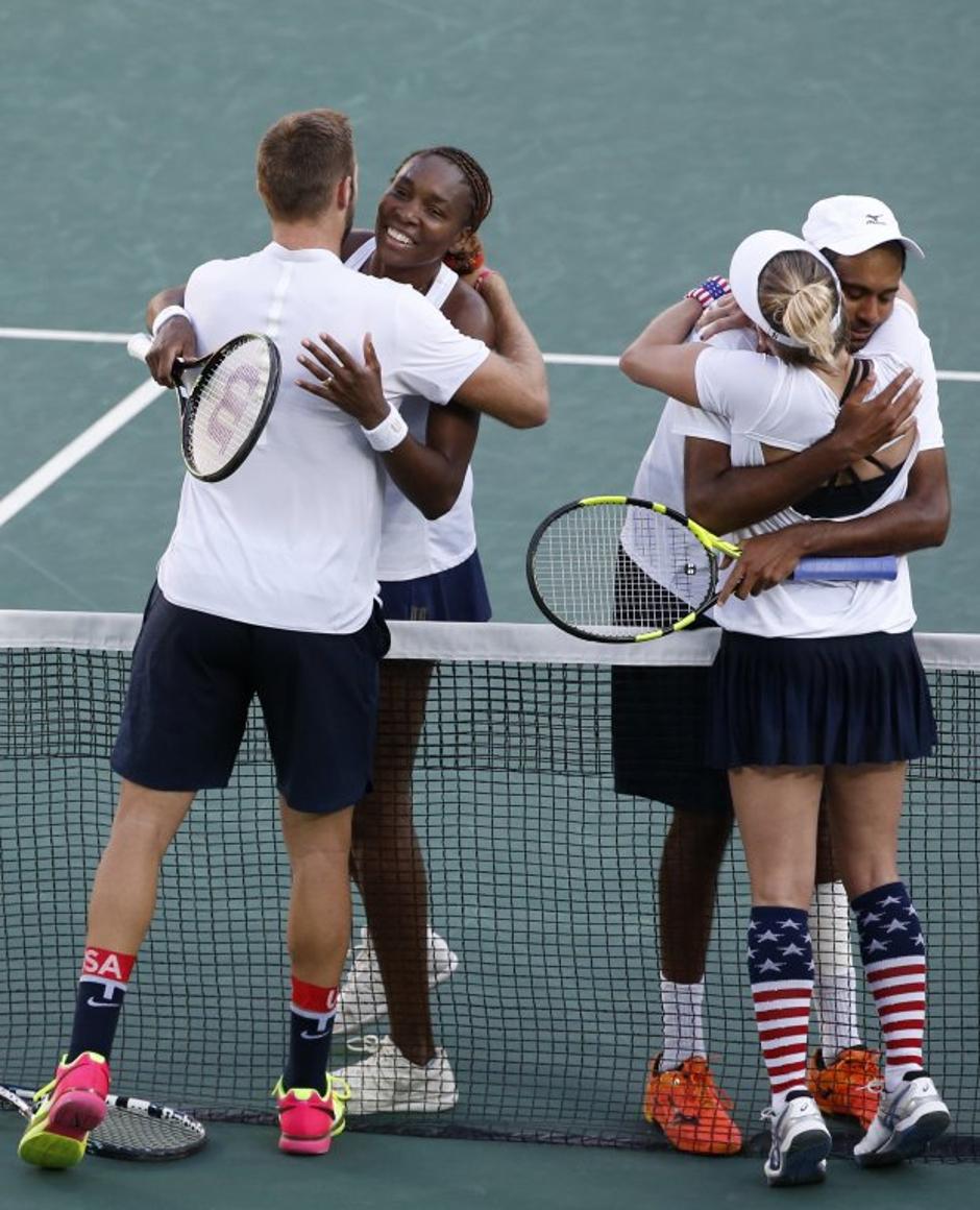 Bethanie Mattek-Sands Jack Sock Venus Williams Rajeev Ram mešane dvojice Rio 201 | Avtor: EPA