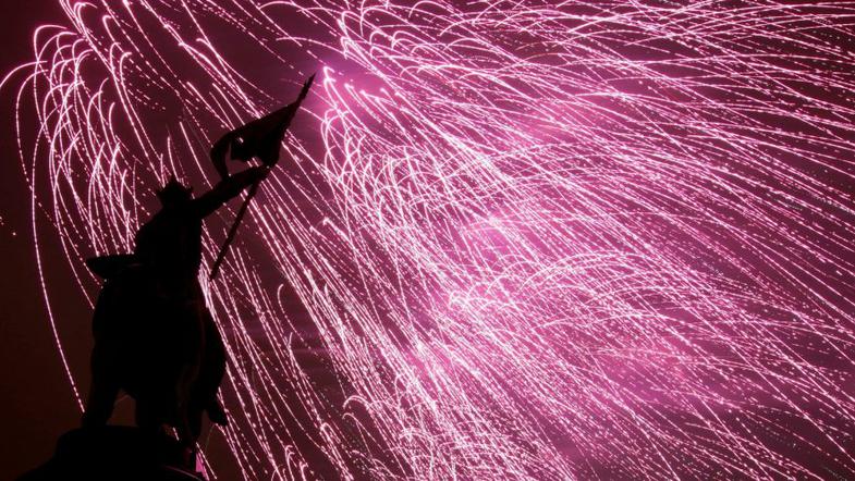 Novoletni ognjemet v Bruslju