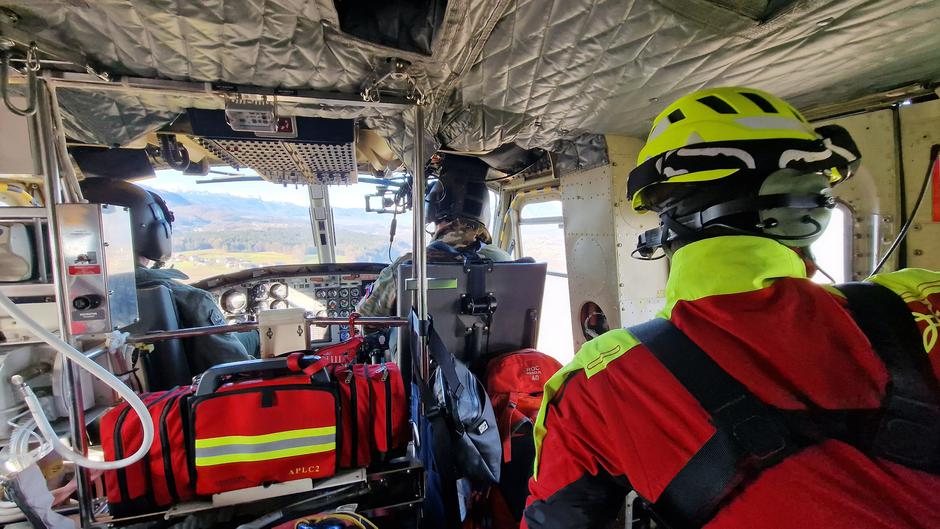 Reševalna akcija v gorah, Hruška planina | Avtor: PU Kranj