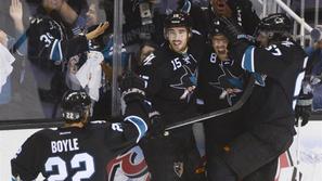 Pavelski Boyle Sheppard Wingel San Jose Sharks Los Angeles Kings liga NHL končni