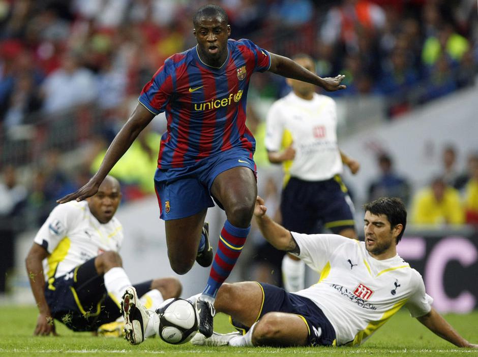 Yaya Toure je dres Barcelone zamenjal za dres Manchester Cityja. (Foto: EPA) | Avtor: Žurnal24 main