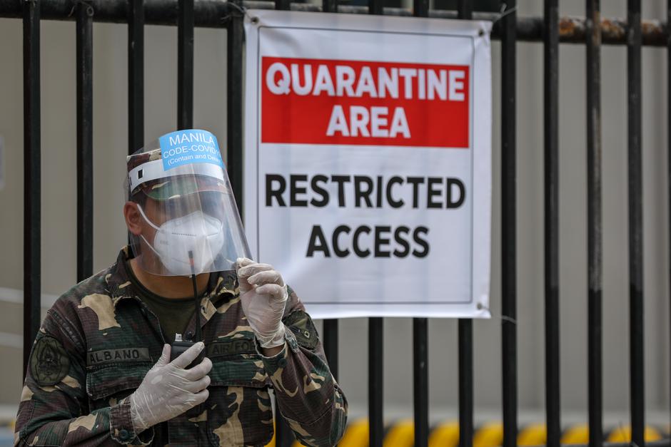 koronavirus covid-19 Filipini | Avtor: Epa