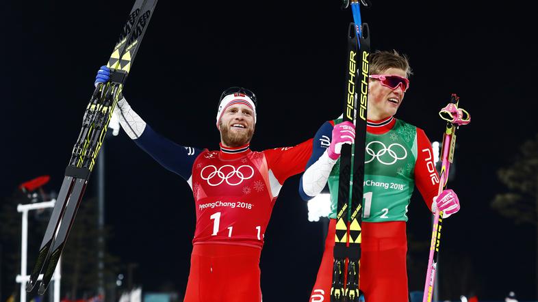 Klaebo Sundby ekipni sprint