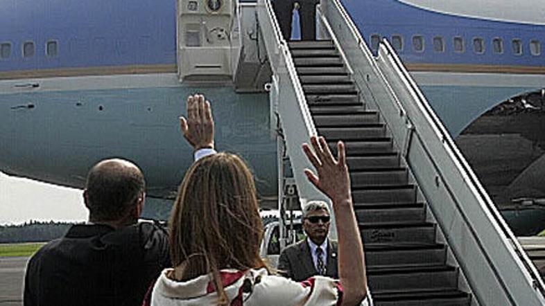 Bush se je iz Slovenije odpravil v Nemčijo, nato pa je obiskal še Italijo, Vatik