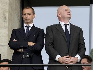 Aleksander Čeferin in Gianni Infantino
