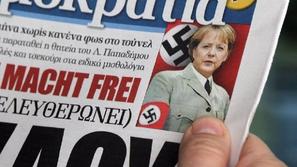 Angela Merkel nacistična obleka Euro 2012
