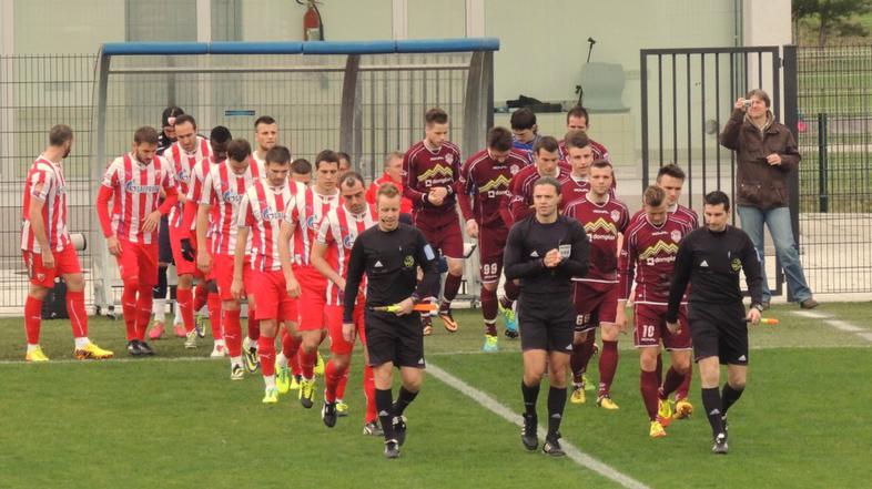 Milijaš kapetan Skomina sodnik Triglav Crvena zvezda prijateljska tekma Bonifika