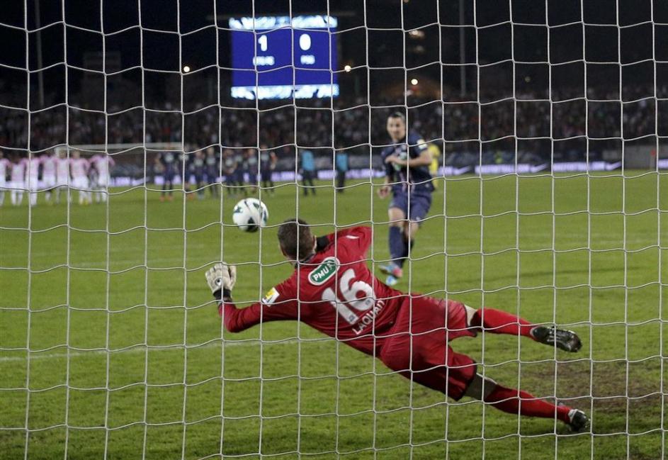 Laquait Ibrahimović Evian PSG Paris Saint-Germain Coupe de France francoski poka
