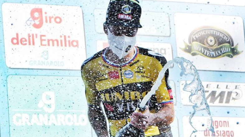 Primož Roglič po Emiliji