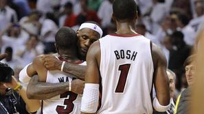 Wade, James in Bosh bodo naredili vse, da Miami popeljejo do naslova prvaka lige