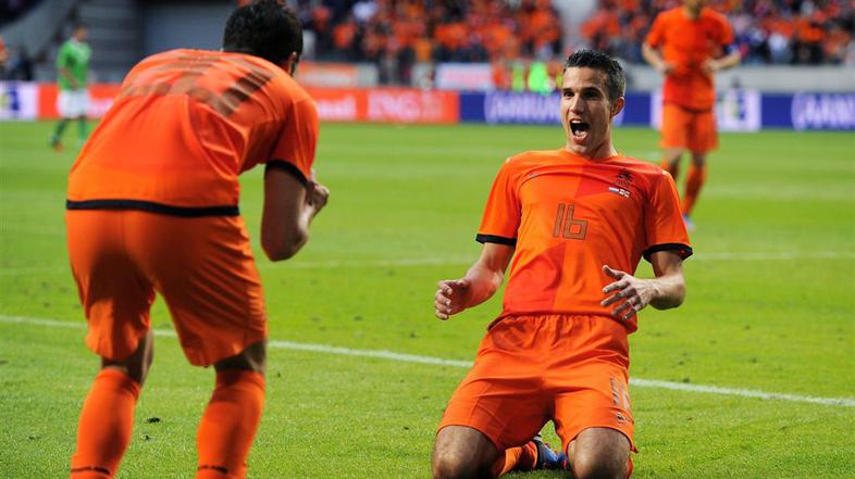 Afellay Van Persie Nizozemska Severna Irska prijateljska tekma Amsterdam
