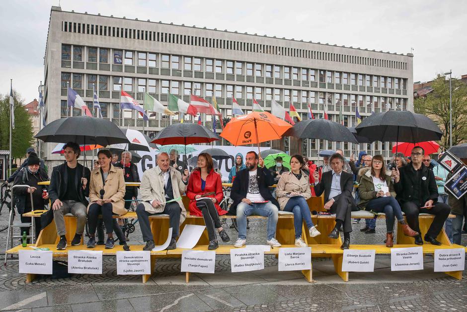 javno soočenje političnih strank | Avtor: Saša Despot