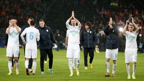 Švica Slovenija kvalifikacije za SP 2014 Stade de Suisse Bern Novaković Kampl