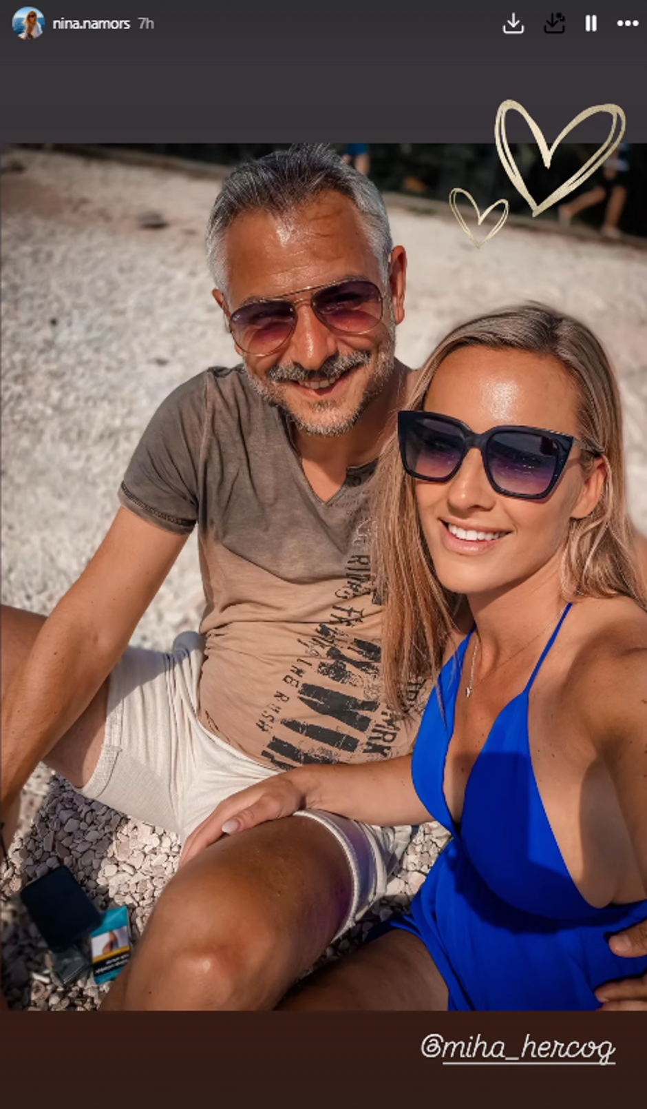 miha hercog, nina namorš | Avtor: Instagram