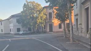 Cesta Opatje selo, vrtec, šolski avtobus, nezavarovan prehod za pešce