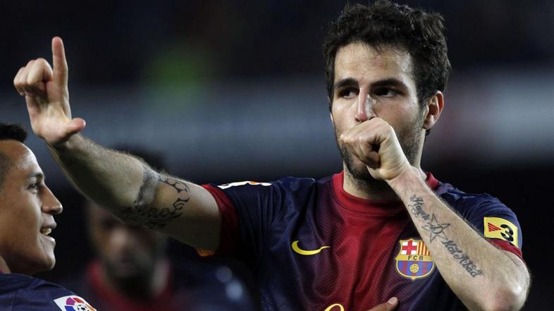 Fabregas Alexis Sanchez Barcelona Levante Liga BBVA Španija prvenstvo