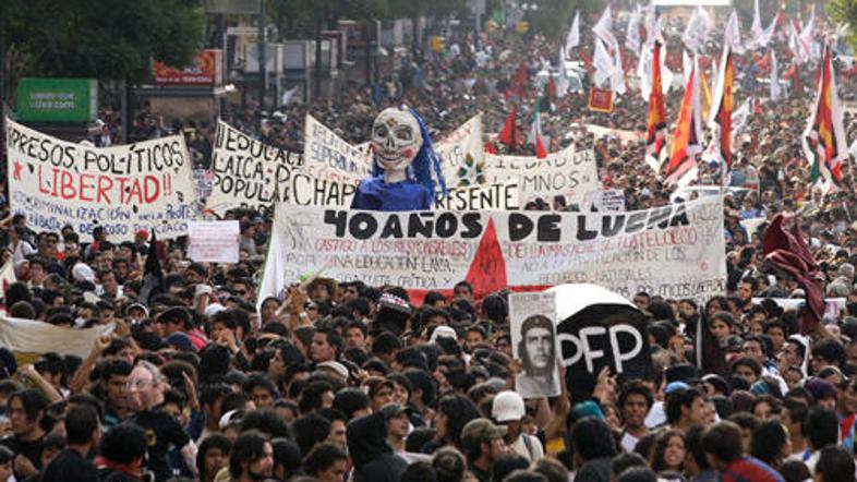 Na ulicah Mexica je prišlo do ponovnega spopada.