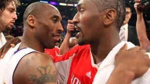 Ron Artest se je veselil prihoda v Los Angeles, Kobe Bryant nad tem ni preveč na
