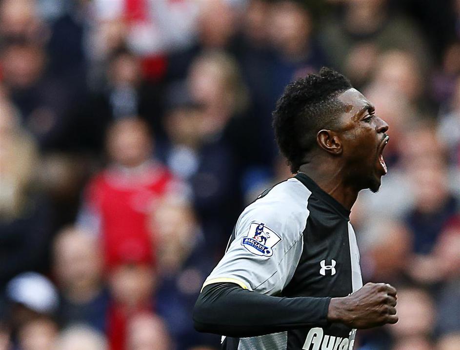 Adebayor Arsenal Tottenham Premier League angleška liga prvenstvo