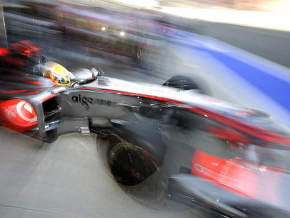 Lewis Hamilton je lani na VN Italije v Monzi odstopil v zadnjem krogu. (Foto: Re